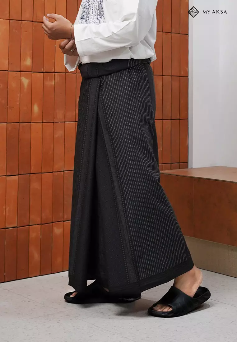 My Aksa Batik Sarung Al Ghani Black