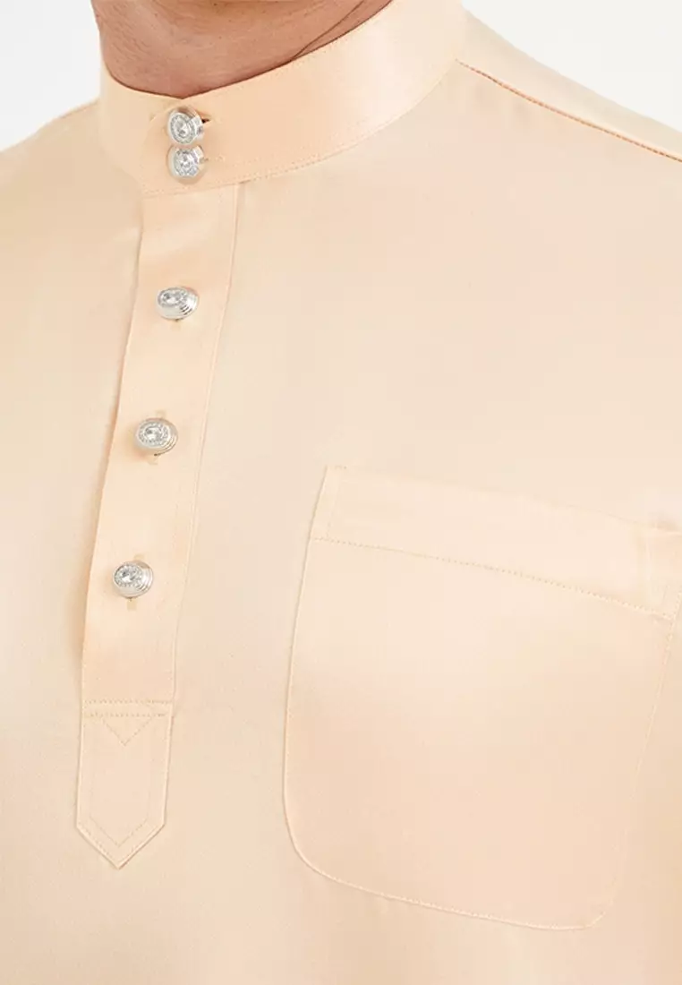 Gene Martino - Baju Melayu Satin Classic Fit 666