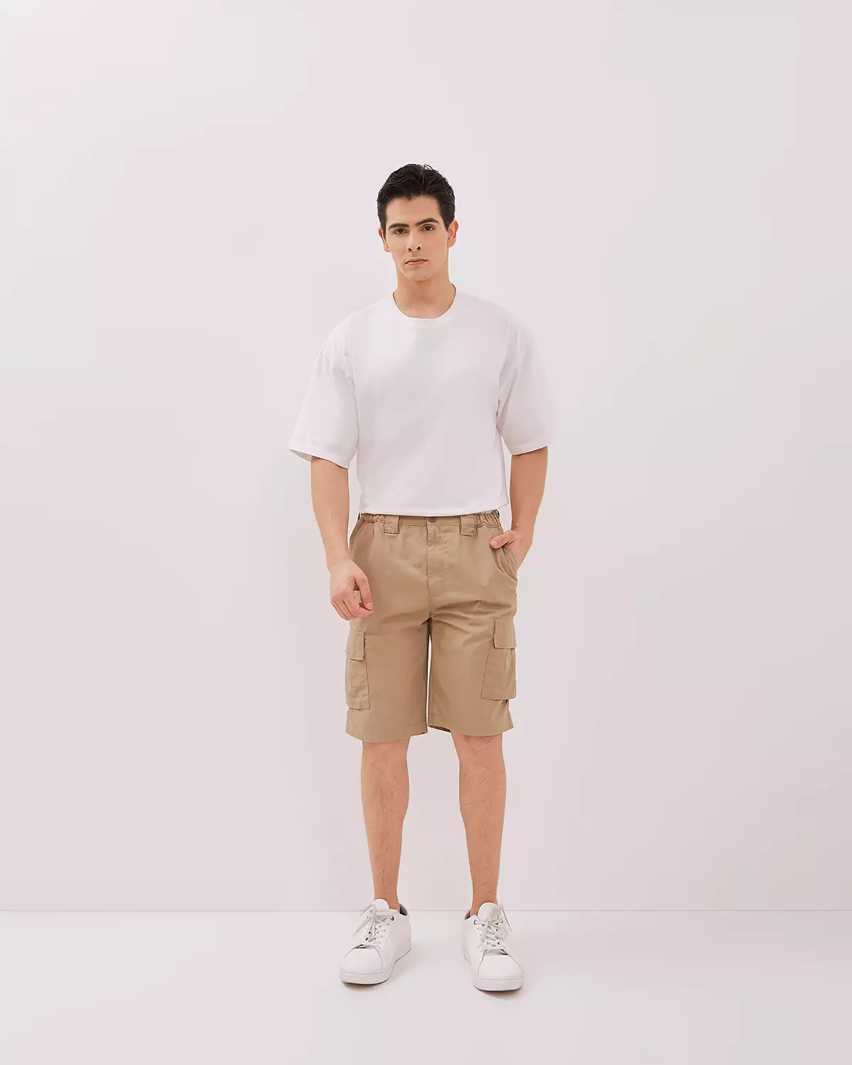 MEN'S KHAKI SHORTS