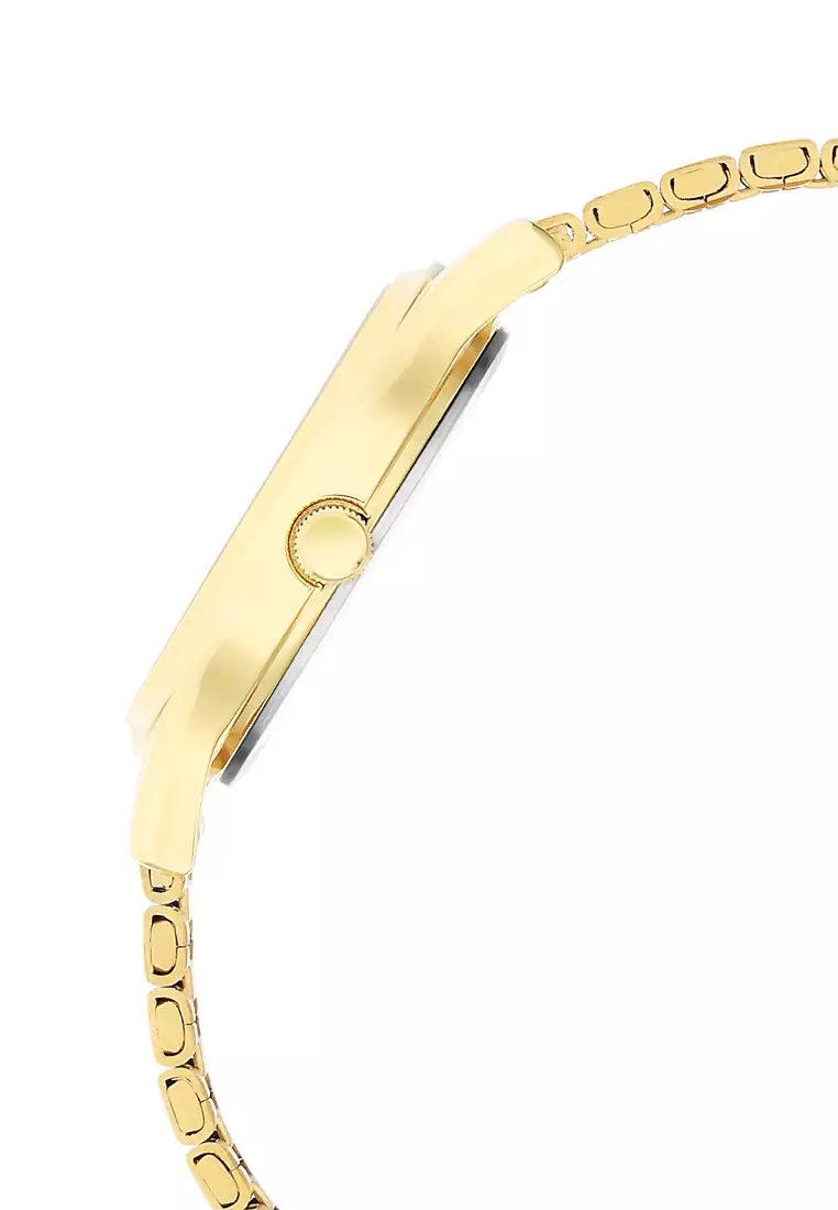 Titan Karishma Gold Stainless Steel Analog Quartz Watch For Women TTN2679YM01