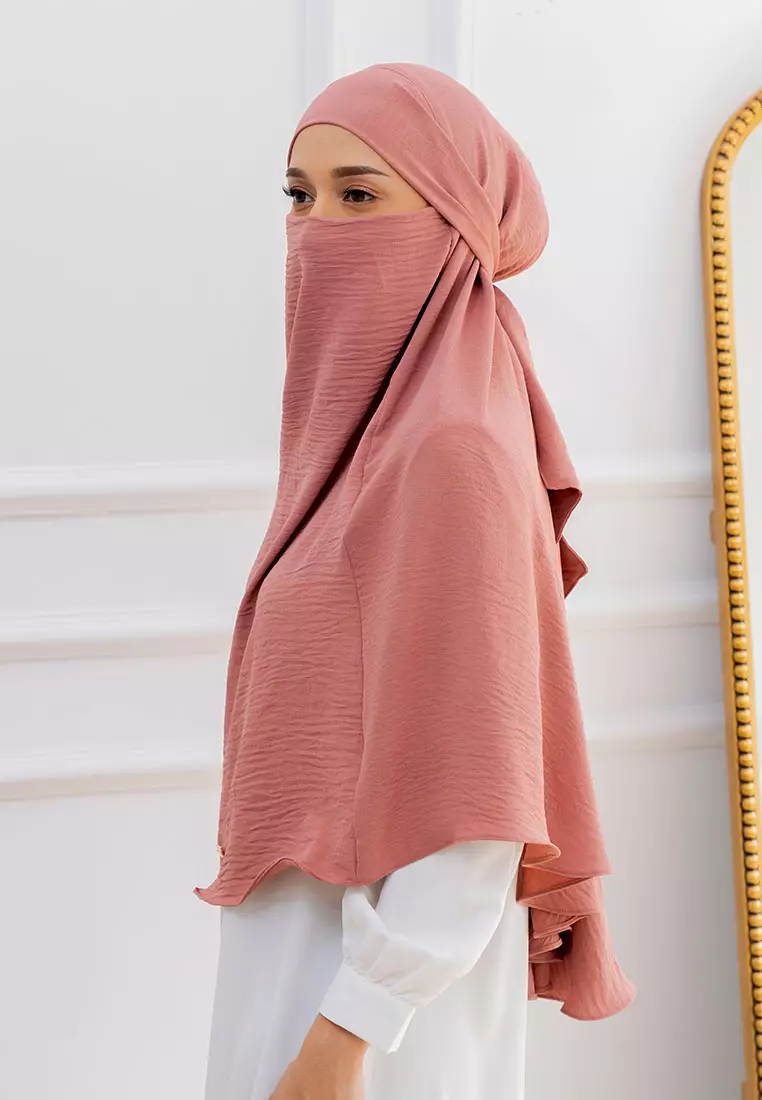 Halima French Khimar Old Tan