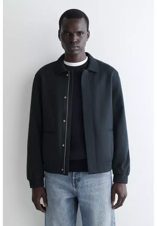 JERSEY HARRINGTON JACKET