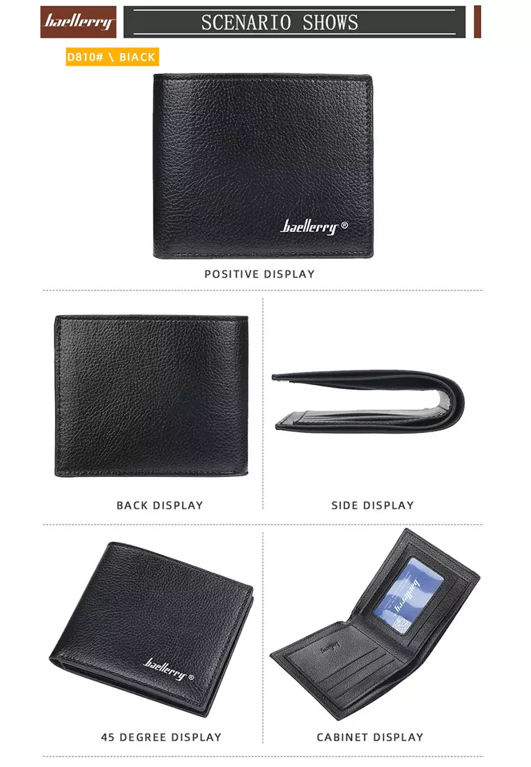 Buy Baellerry Bifold Business Wallet Card Holder 2023 Online | ZALORA ...