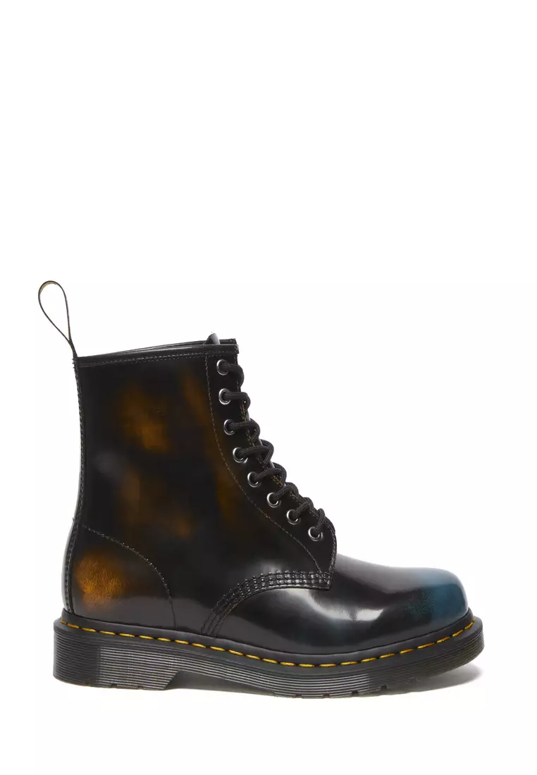 Discount on Dr. Martens  shoes - SKU: 1460 Brush Off Leather Lace Up Ankle Boots Women