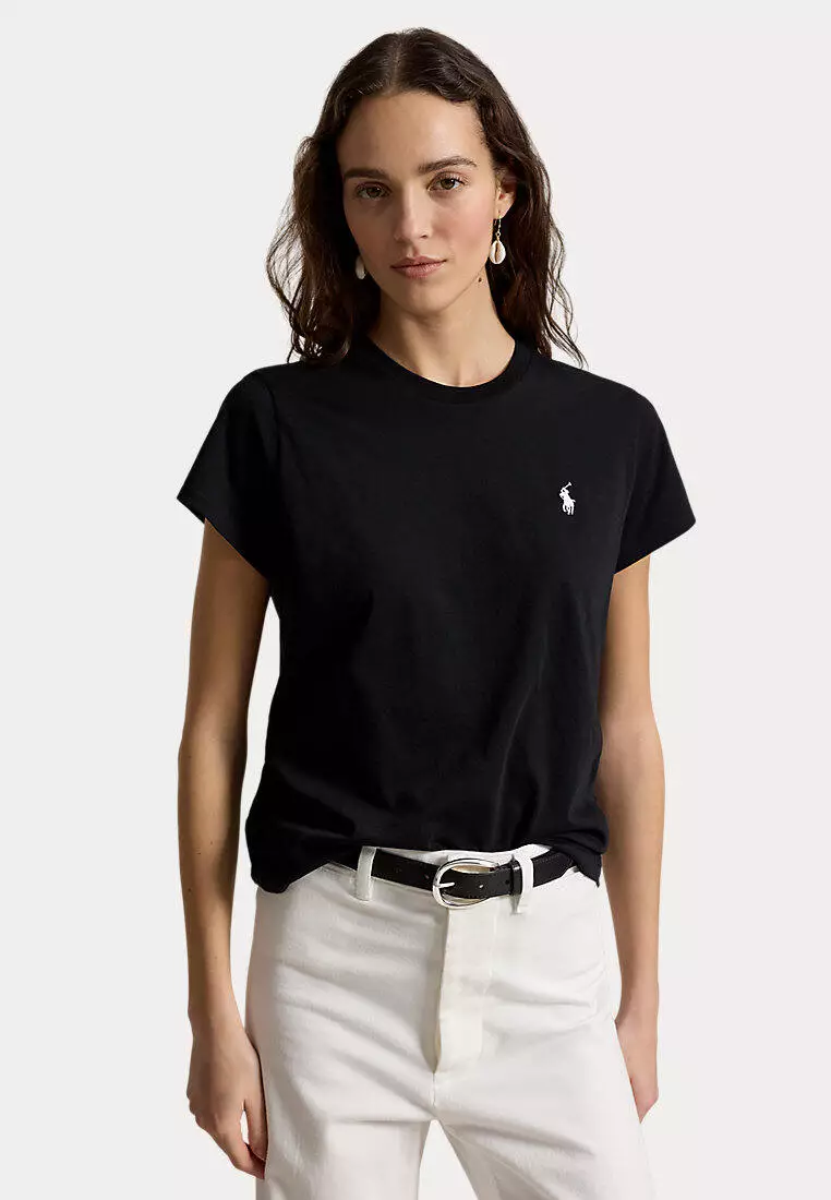 Classic Fit Cotton Jersey Crewneck Tee