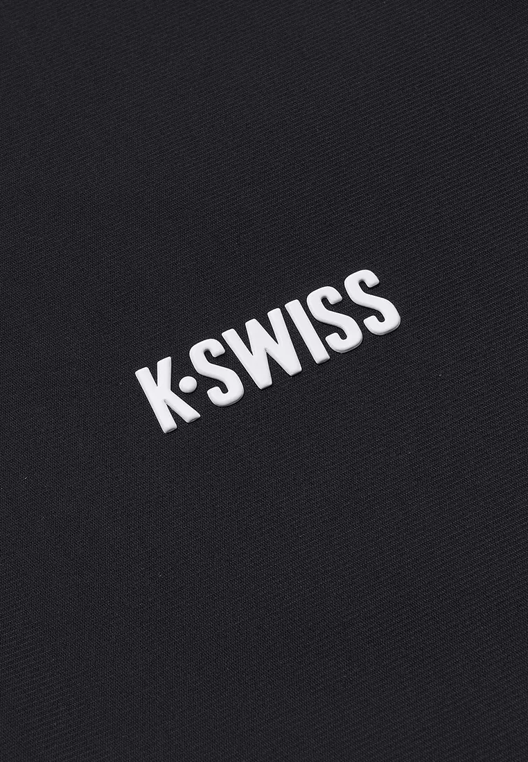 MEN'S K-SWISS LOGO HALF-ZIP POLO SHIRT