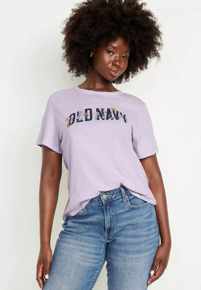 Buy Old Navy EveryWear Logo-Graphic T-Shirt 2025 Online ZALORA