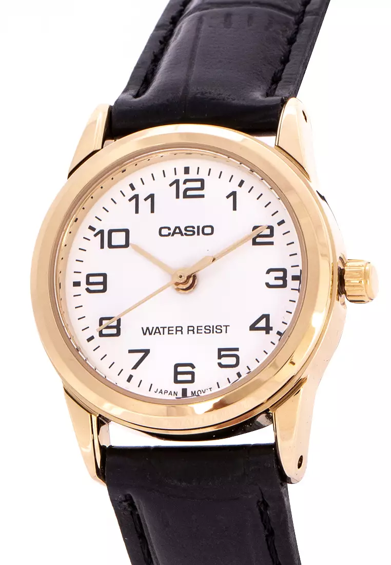 Jam Tangan Wanita-Resin-LTP-V001GL-7BUDF Hitam