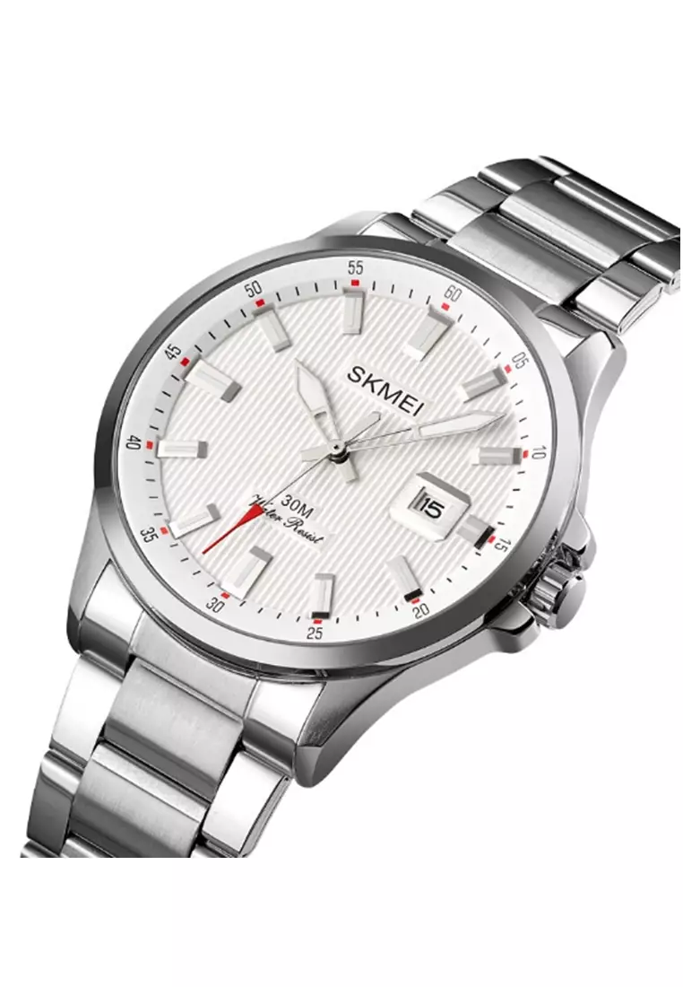 Jam Tangan Analog Pria Waterproof Many Function Strap Tali Material Stainless Steel TR10 ORIGINAL