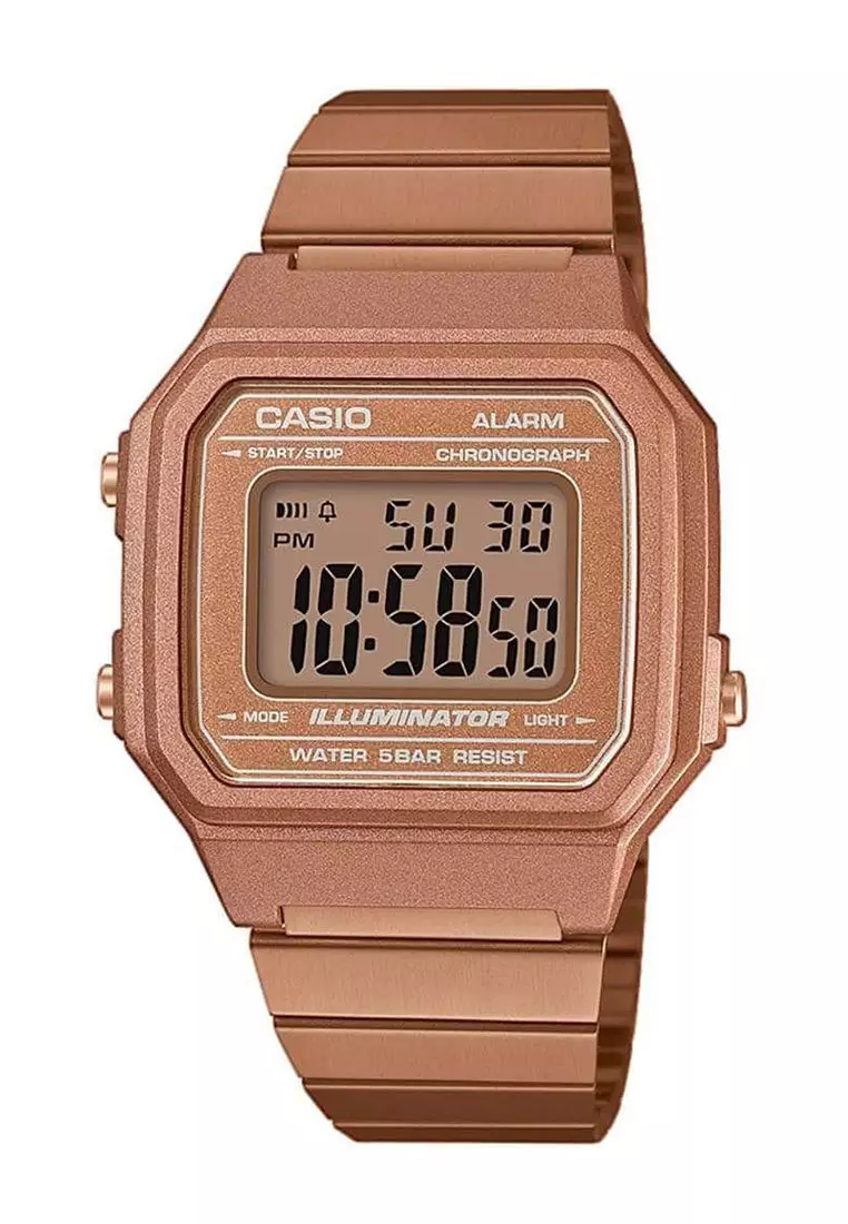 Jam casio rose gold original outlet