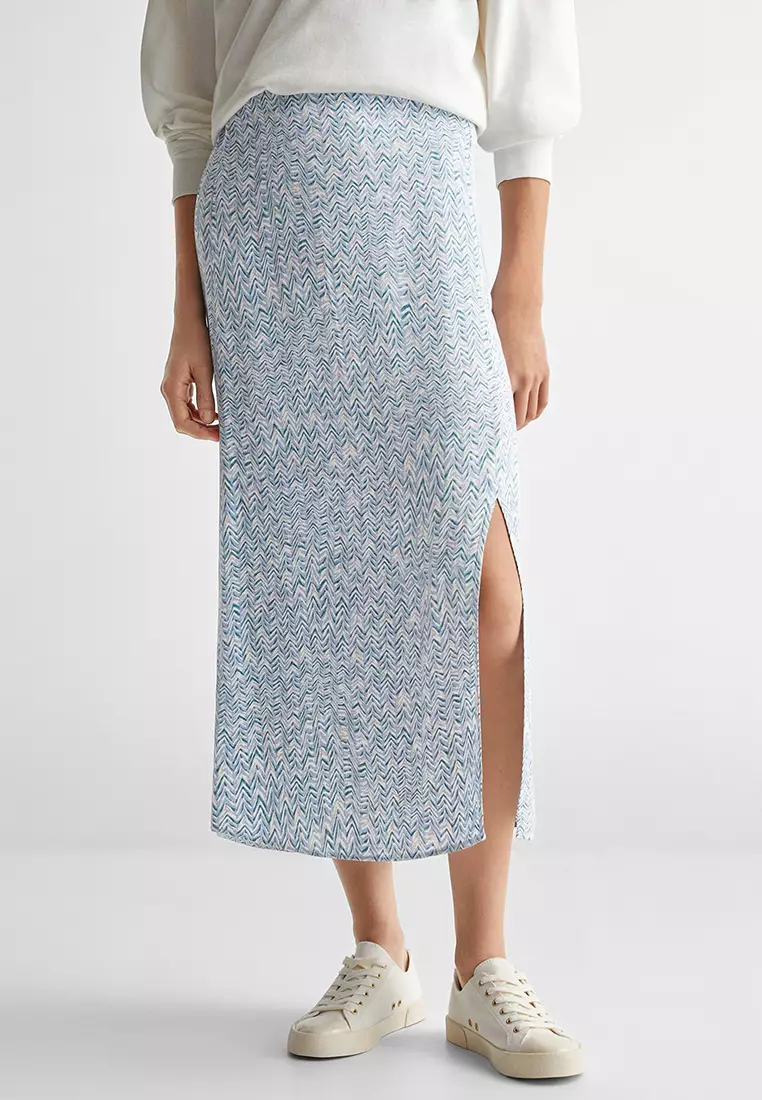 Teen Slit Long Skirt