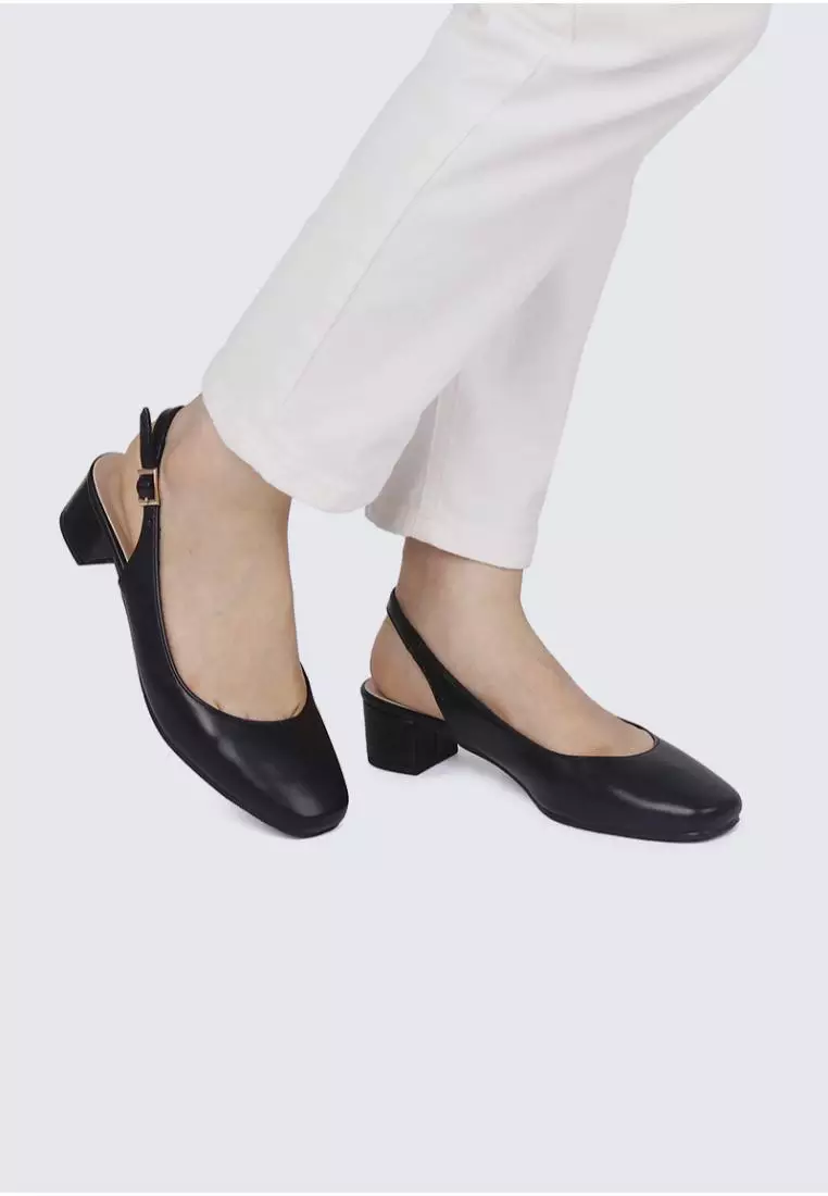 Palmer Comfy Heels In Black