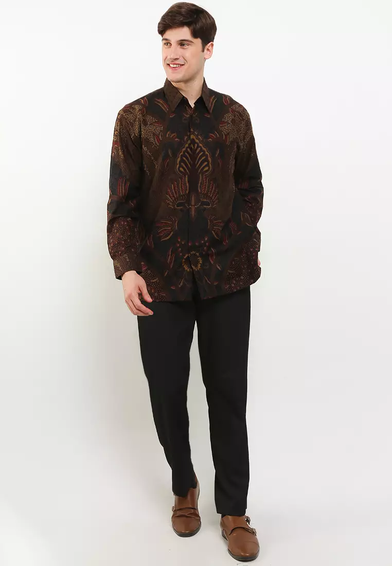 BATIK TALENTA EXCLUSIVE Lengan panjang MOTIF BUNGGA BAMBU 1