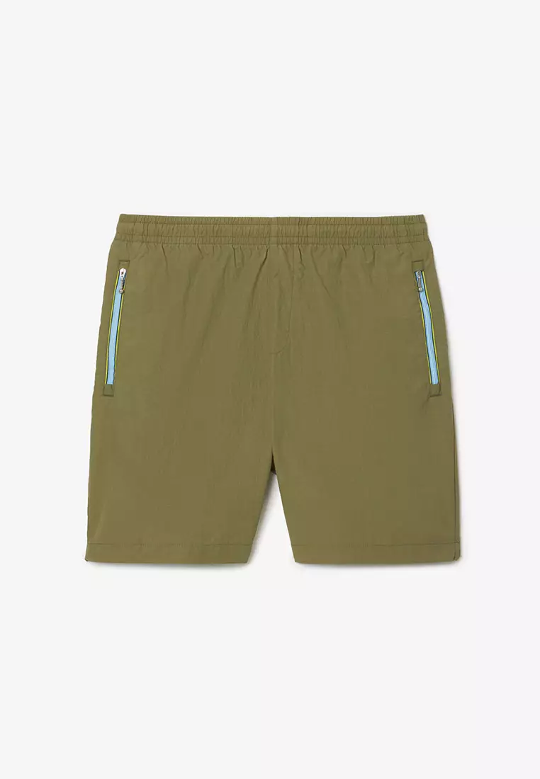 Loose Cut Zipped Pocket Shorts