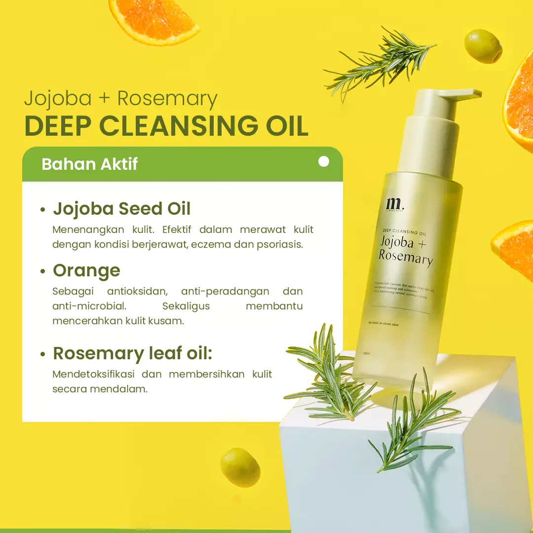 Moko Moko Jojoba + Rosemary Deep Cleansing Oil 120ml
