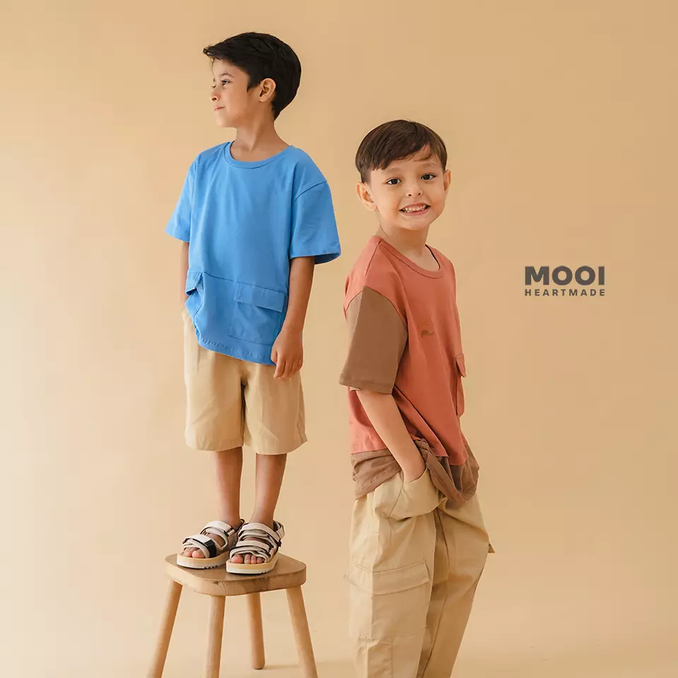 Mooi Celana Jogger Anak Jogger Chinos - Khaki