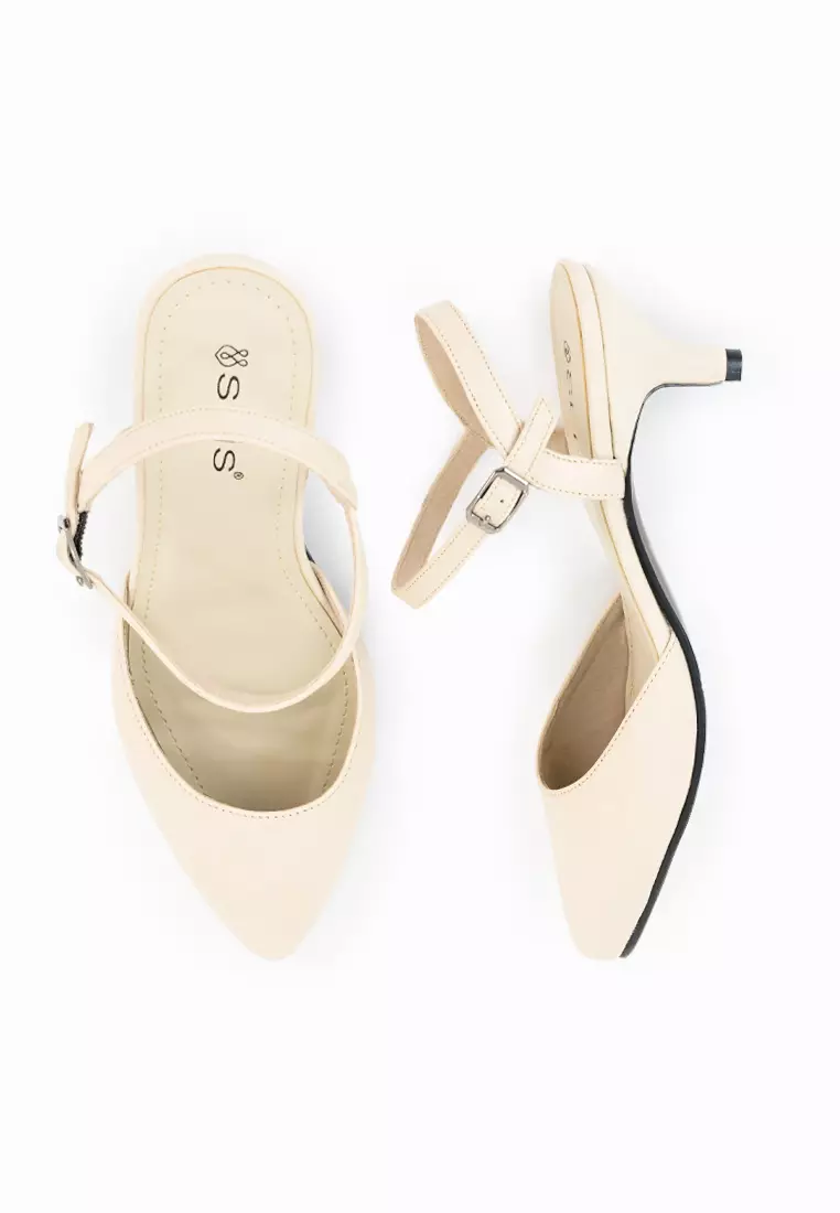 SEIS Lovina Mules Heels Wanita | Slingback Hak 5 cm
