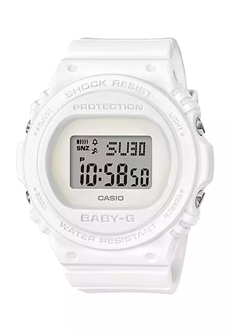 White sports top watch