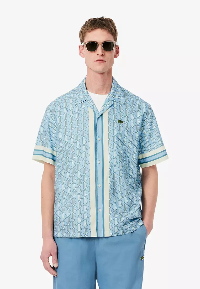 toamam♭36 Buy Lacoste Straight Cut Monogram Shirt 2025 Online | ZALORA