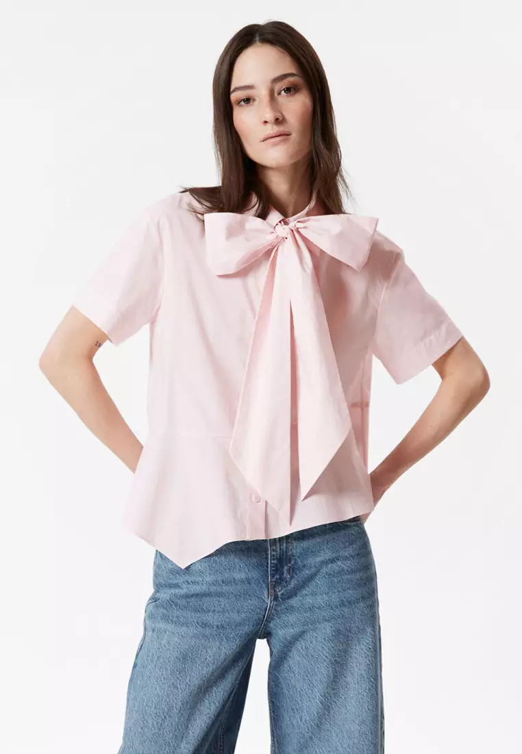 Other Stories Short-Sleeve Asymmetric Blouse 2025 Buy Other