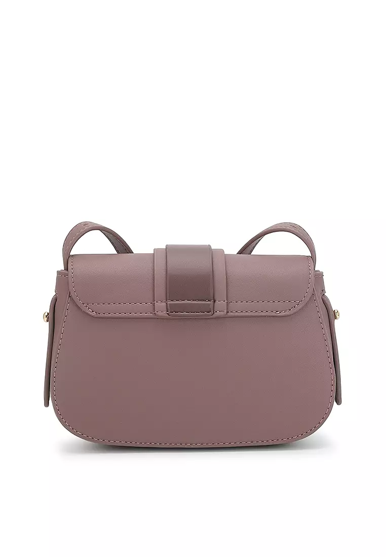 Women's Shoulder Sling Bag / Crossbody Bag (Tas Selempang Wanita Tas Bahu) - Merah Jambu