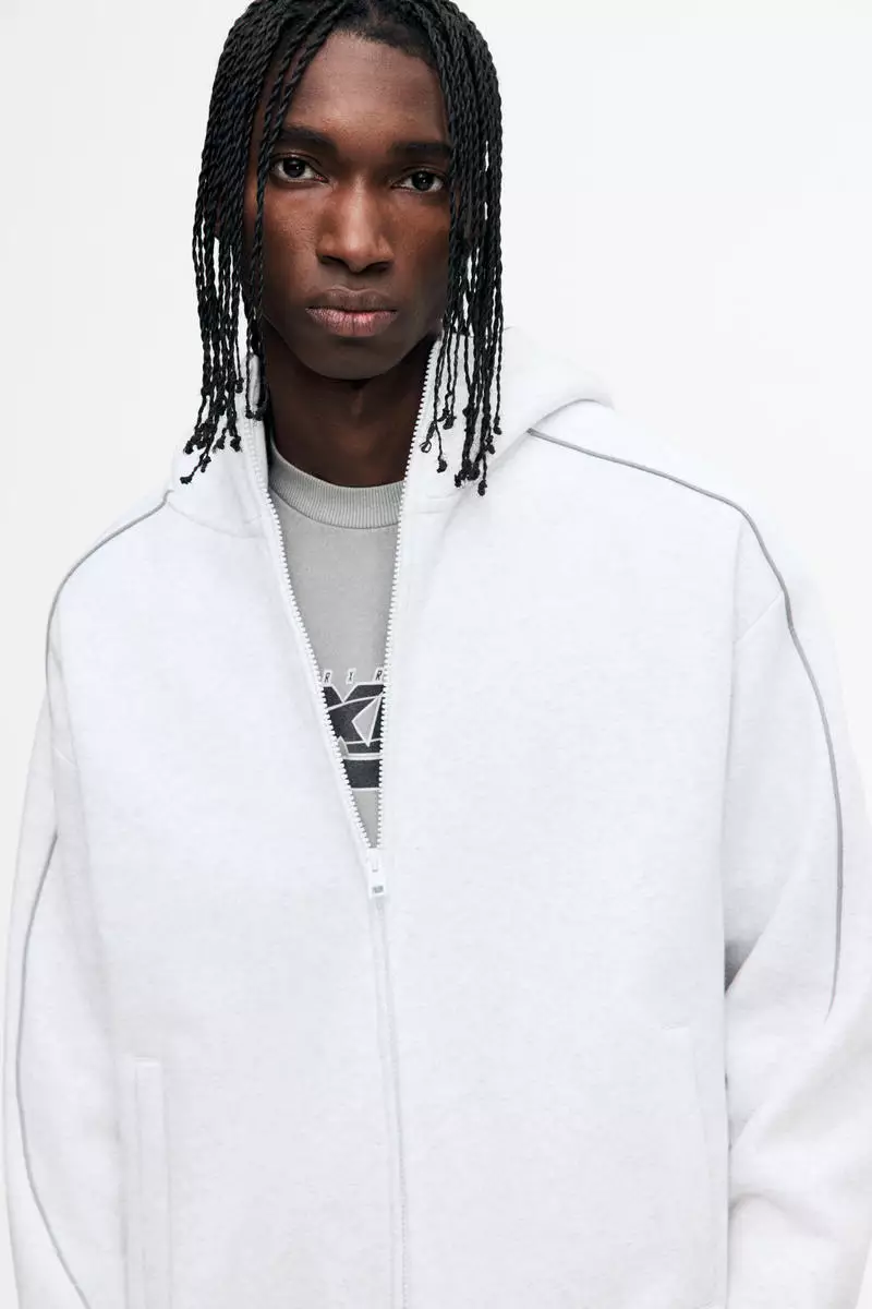 Loose Fit Zip-through hoodie