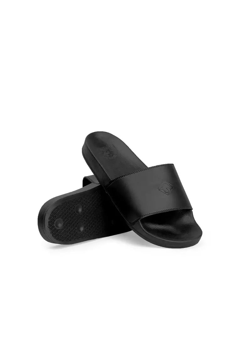 Gloaming Slip On R-Best Black Sandal Slipper