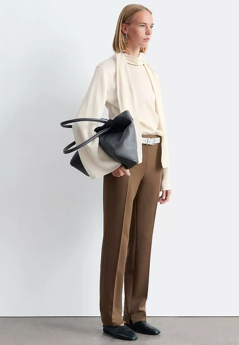 Slim-Leg Press-Crease Trousers