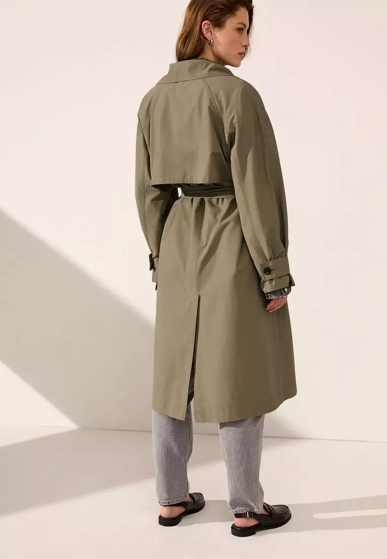 Shower Resistant Trench Coat