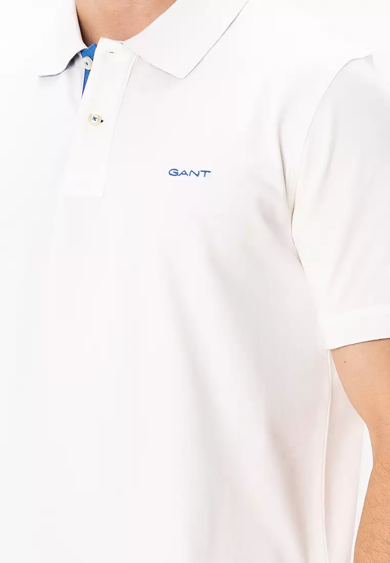 Contrast Pique Polo Shirt