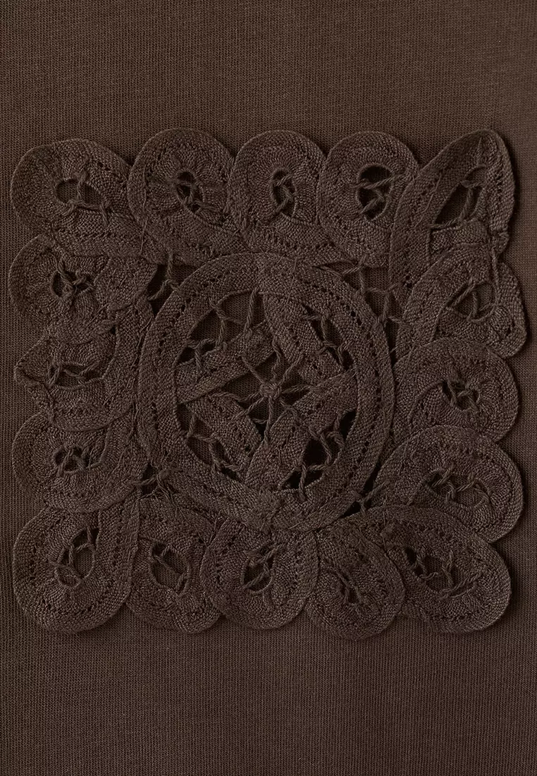 Embroidered Cotton T-Shirt