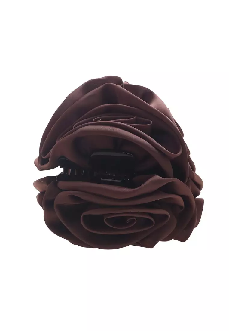 Hair Clip Shifon Type D Brown