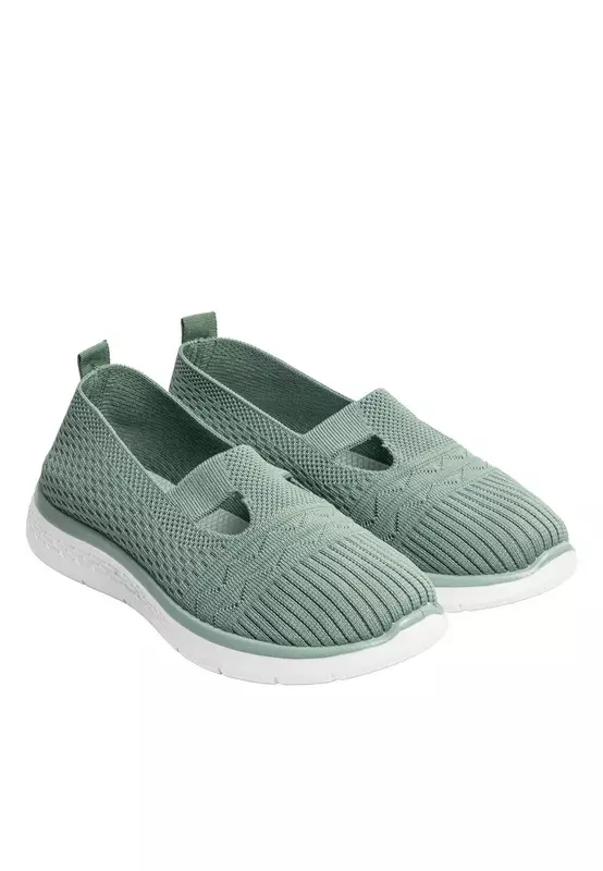 Dr. Kevin Sepatu Olahraga Sport Wanita Sneakers Rajut Slip On 559-003