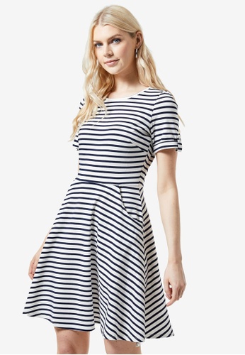 Buy Dorothy Perkins Navy Stripe T Shirt Dress Online On Zalora Singapore