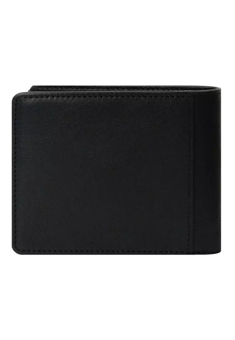 Crossing Vintage Bi-Fold Leather Wallet - Black
