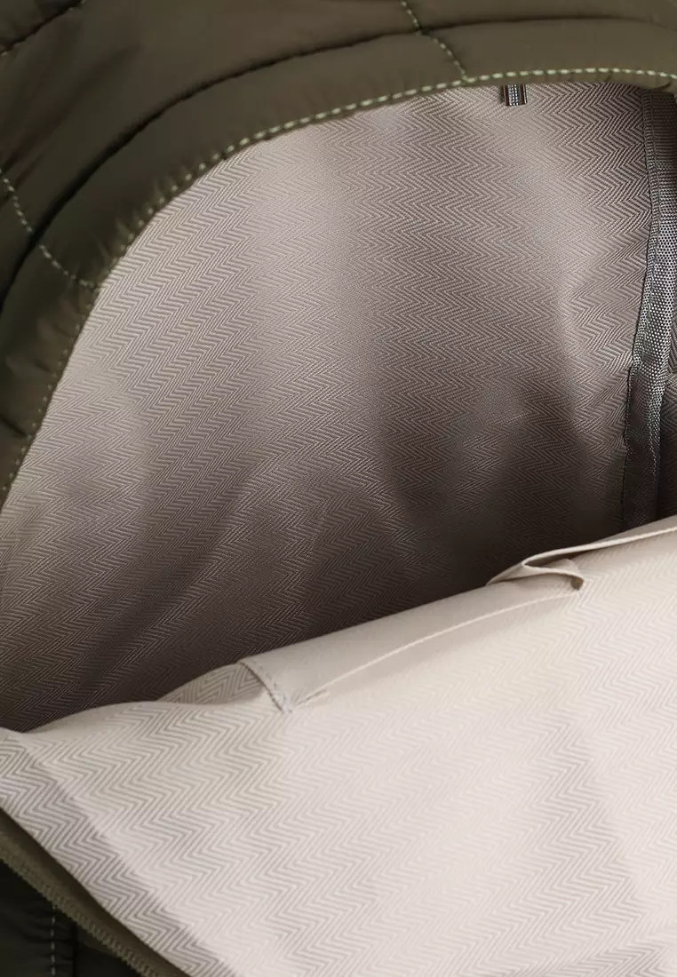 Quilted Nylon Backpack