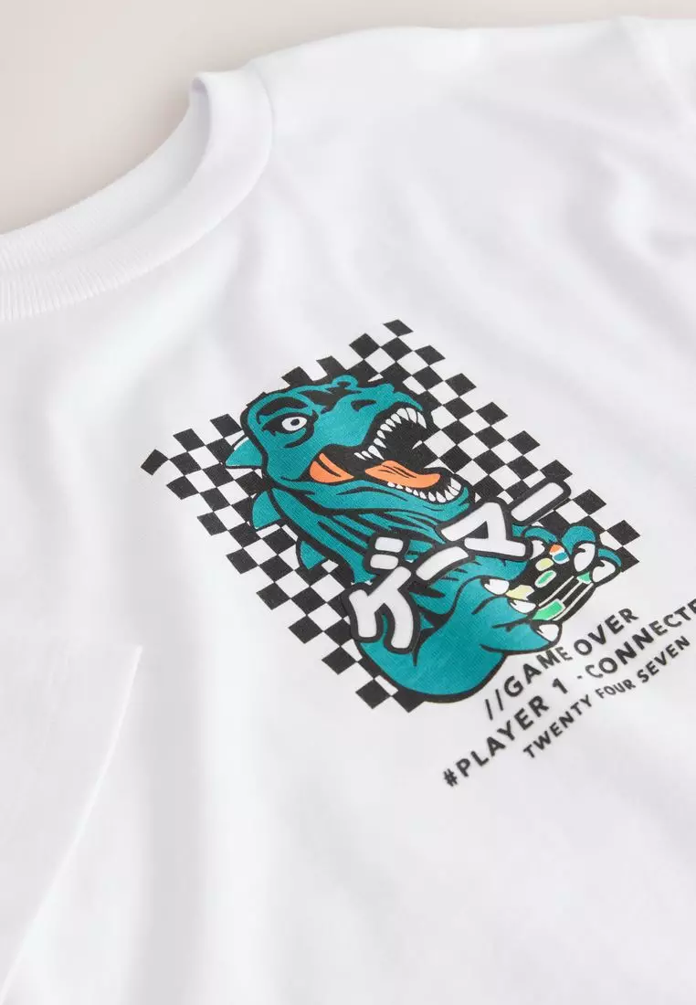 Relaxed Fit Short Sleeve Graphic T-Shirt