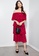 ZALORA OCCASION red Tiered Off Shoulder Dress A744CAA033D924GS_4