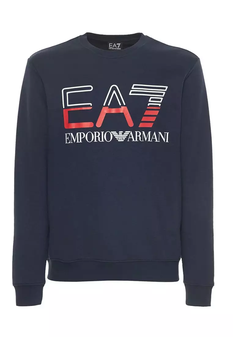 Ea7 sweatshirt clearance navy