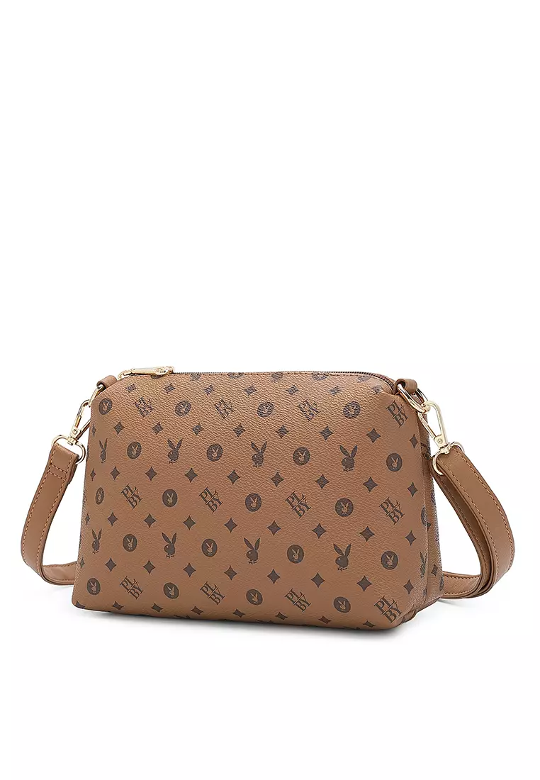 Buy PLAYBOY BUNNY Women's Monogram Shoulder Bag / Sling Bag