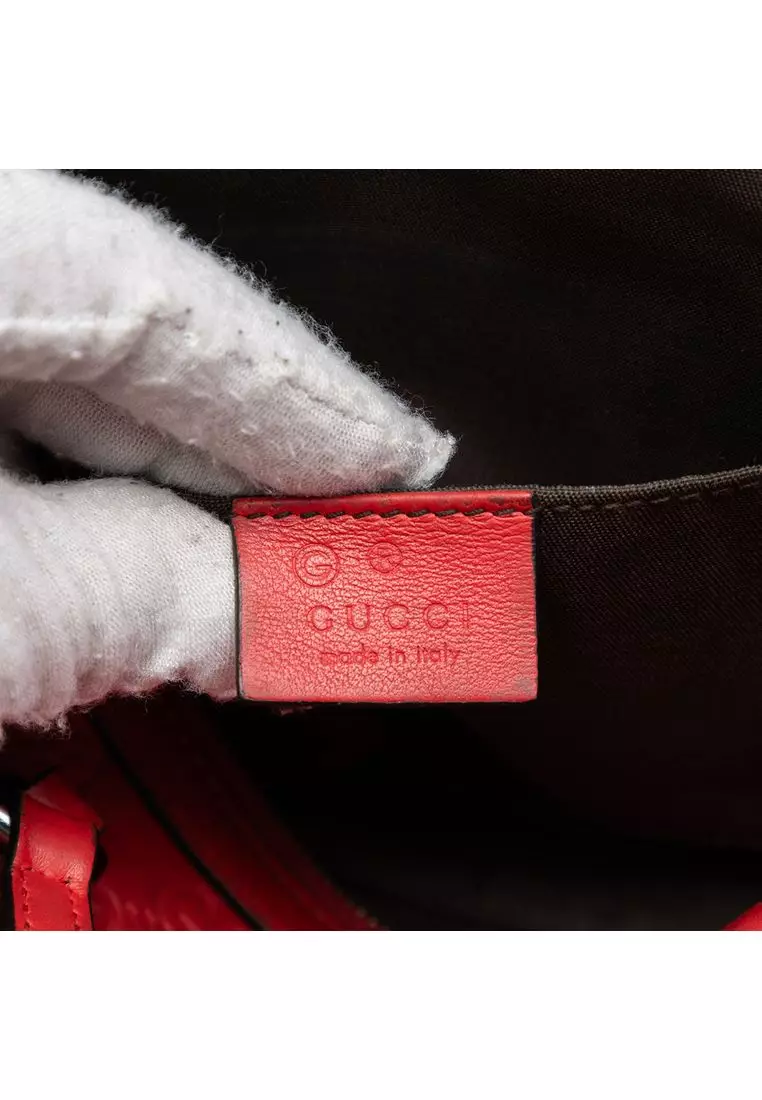 Pre-Loved Gucci Mini Guccissima Dome Satchel