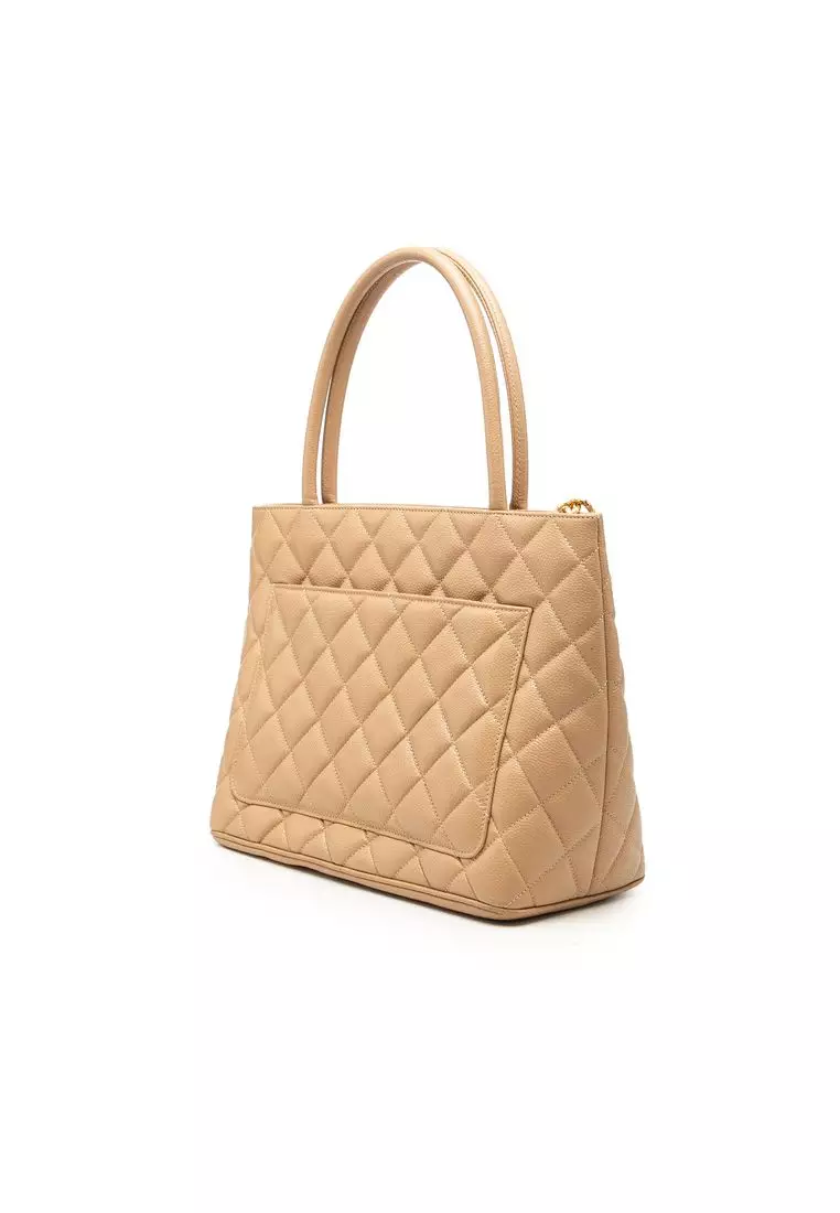 Pre-Loved Chanel Caviar Medallion Tote