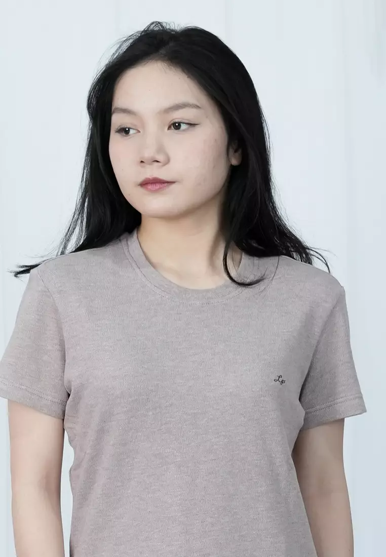 LGS - Kaos Wanita - Lengan Pendek - Motif Polos - Color Series - LTS.001