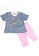 Toffyhouse white and pink and blue Toffyhouse busy bees top and leggings set 772F3KA69AD11BGS_1