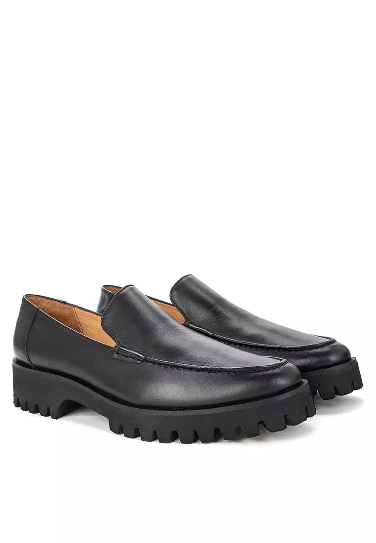 Edison Black Loafer Shoes