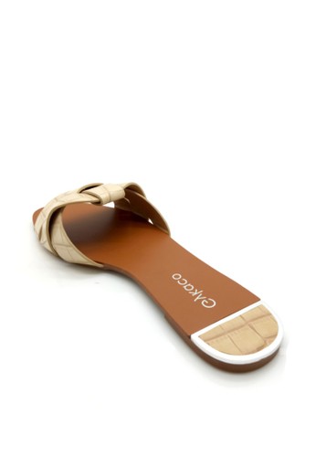Jual GYKACO GYKACO Sandal  Wanita ZARA Beige Fashion 