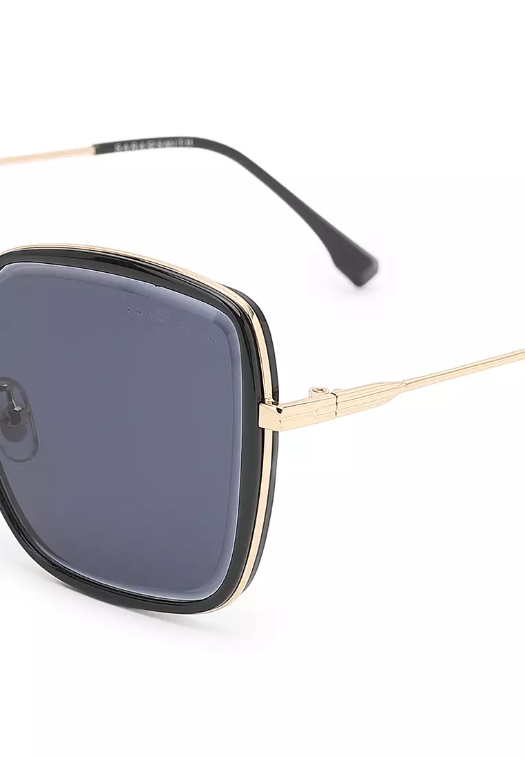 Unisex Fashion Sunglasses (太陽眼鏡) - 黑色 / 灰色