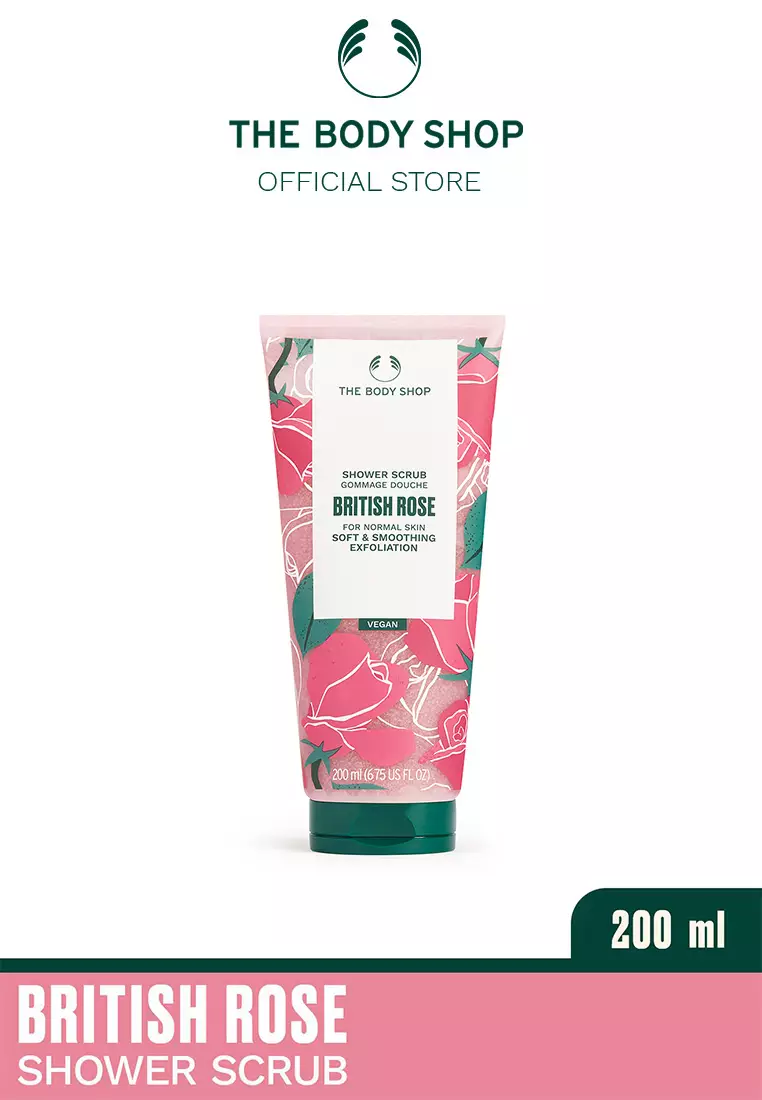 British Rose Shower Scrub