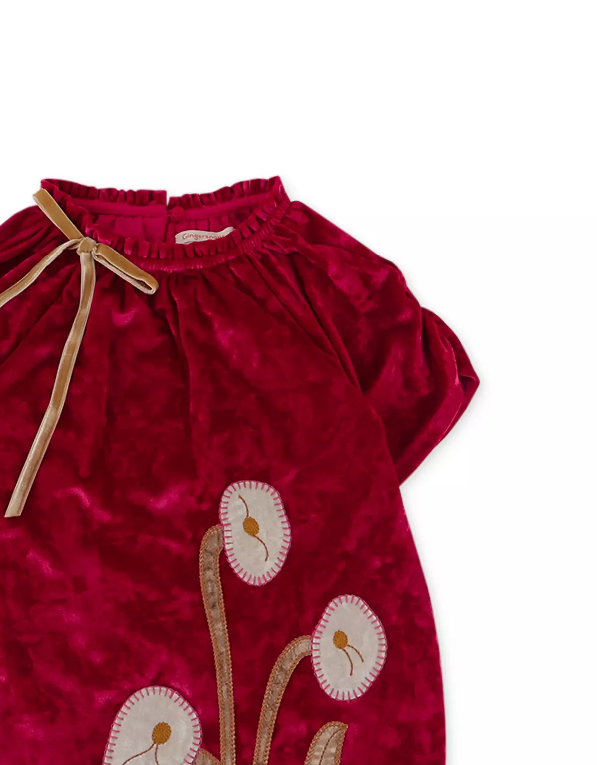 Gingersnaps Winter Magnifique Dress Red - Dress Anak Perempuan (Merah)