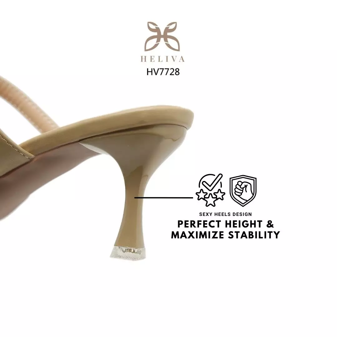 Heliva Messiany High Heels for Woman String Rhinestone Flower Sol 6.5cm HV7728